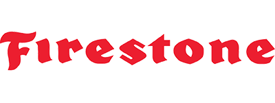 Firestone logo in red stylized font